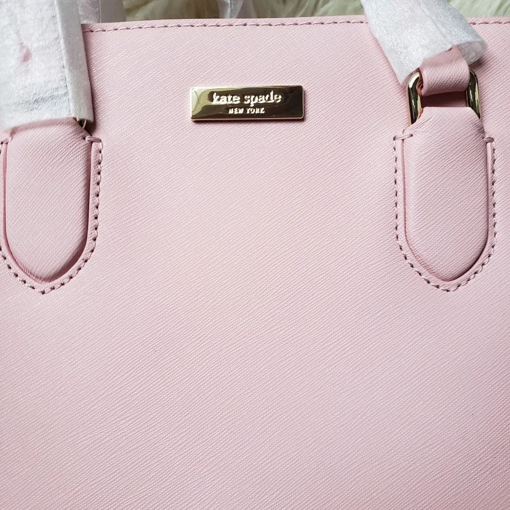 Kate Spade Laurel Way Evangelie Rosejade Satchel NWT